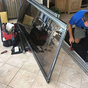 sliding glass door frame repair Palermo
